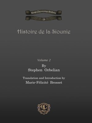 cover image of Histoire de la Siounie